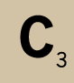 Große Scrabble-Buchstaben C