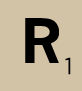 Große Scrabble-Buchstaben R