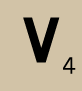 Große Scrabble-Buchstaben V