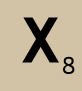 Große Scrabble-Buchstaben X